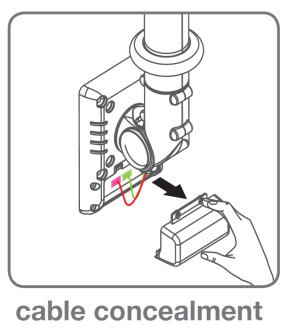 Cable Concealment For Hospital Monitor Arms
